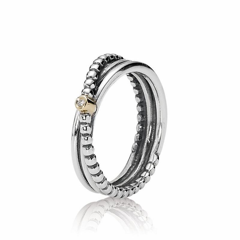 Pandora Rising Star Diamond Stackable Ring Egypt XO4139286